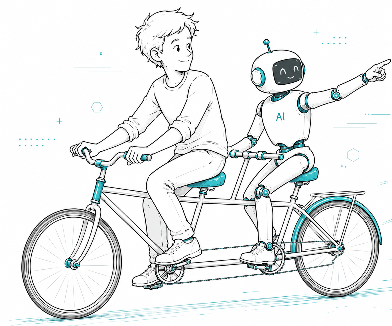 Human-AI co-construction